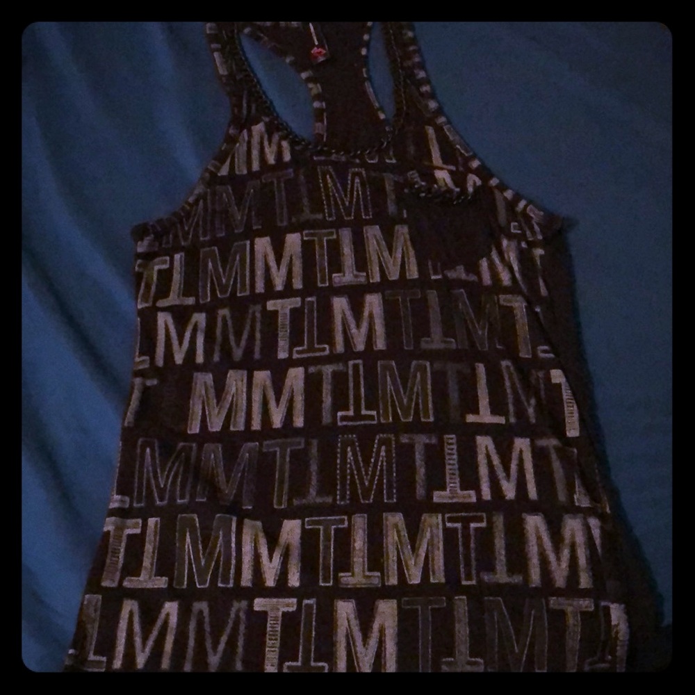 Married to the mob racer back tank